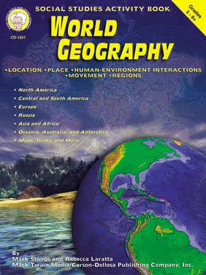 cover image of World Geography, Grades 5 - 8